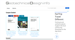 Desktop Screenshot of geotechnicaldesign.info